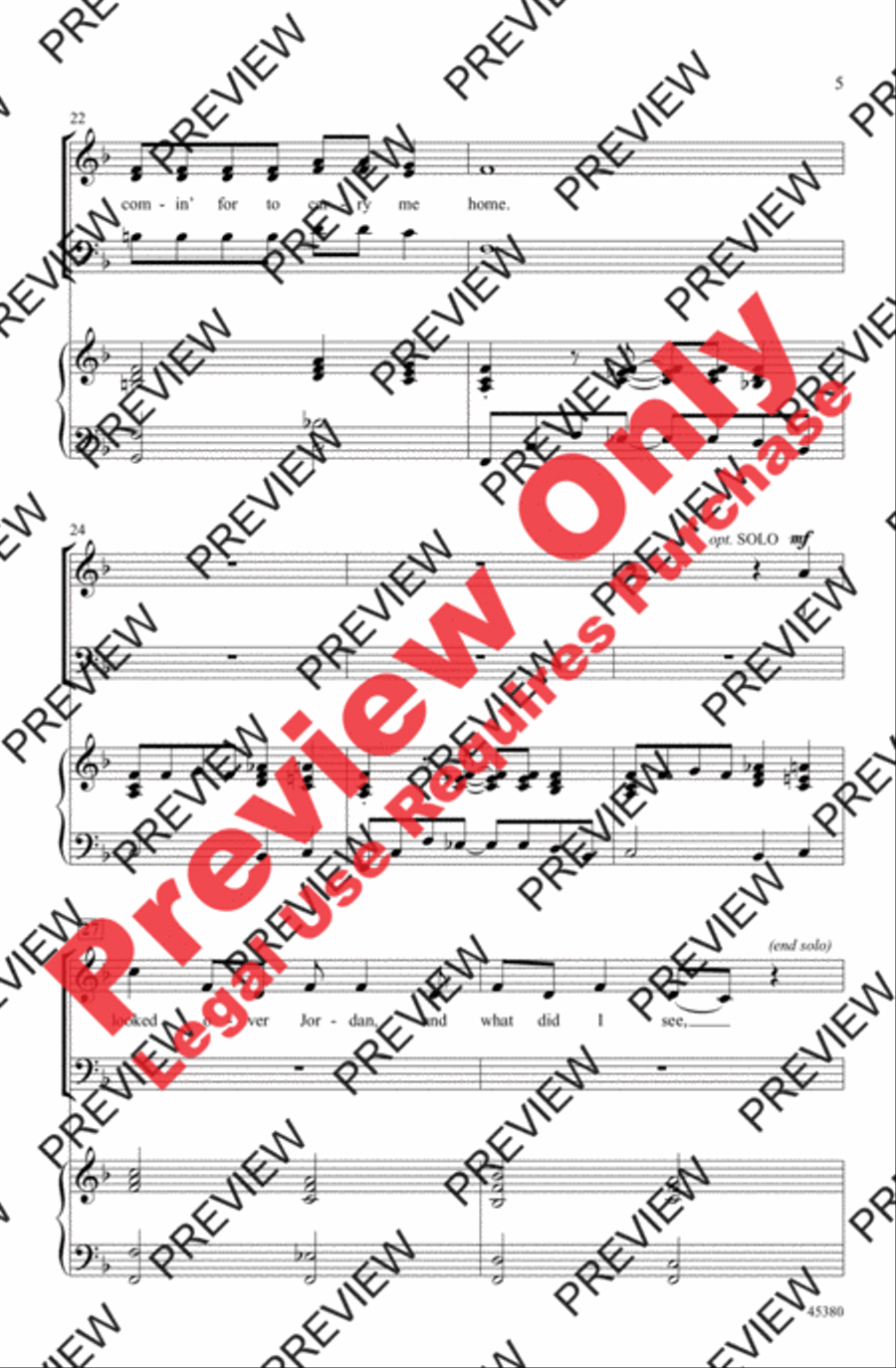 Ain't-a That Good, Good News! 3-Part scores gallery preview page 5