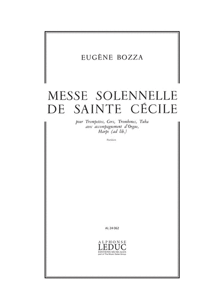 Messe Solennelle De Sainte-cecile (ensemble-brass 8 Or More)