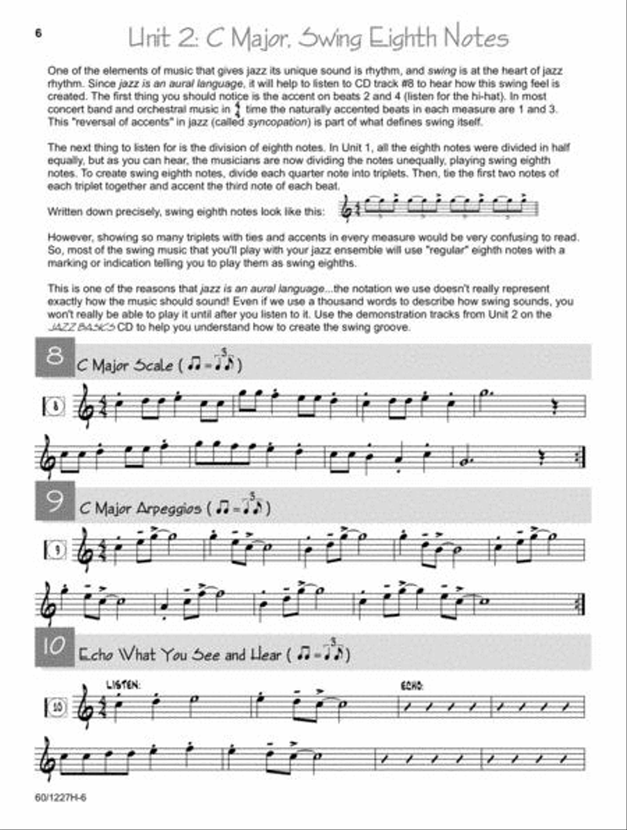 Jazz Basics - Alto/Baritone Saxophone Jazz Ensemble scores gallery preview page 6