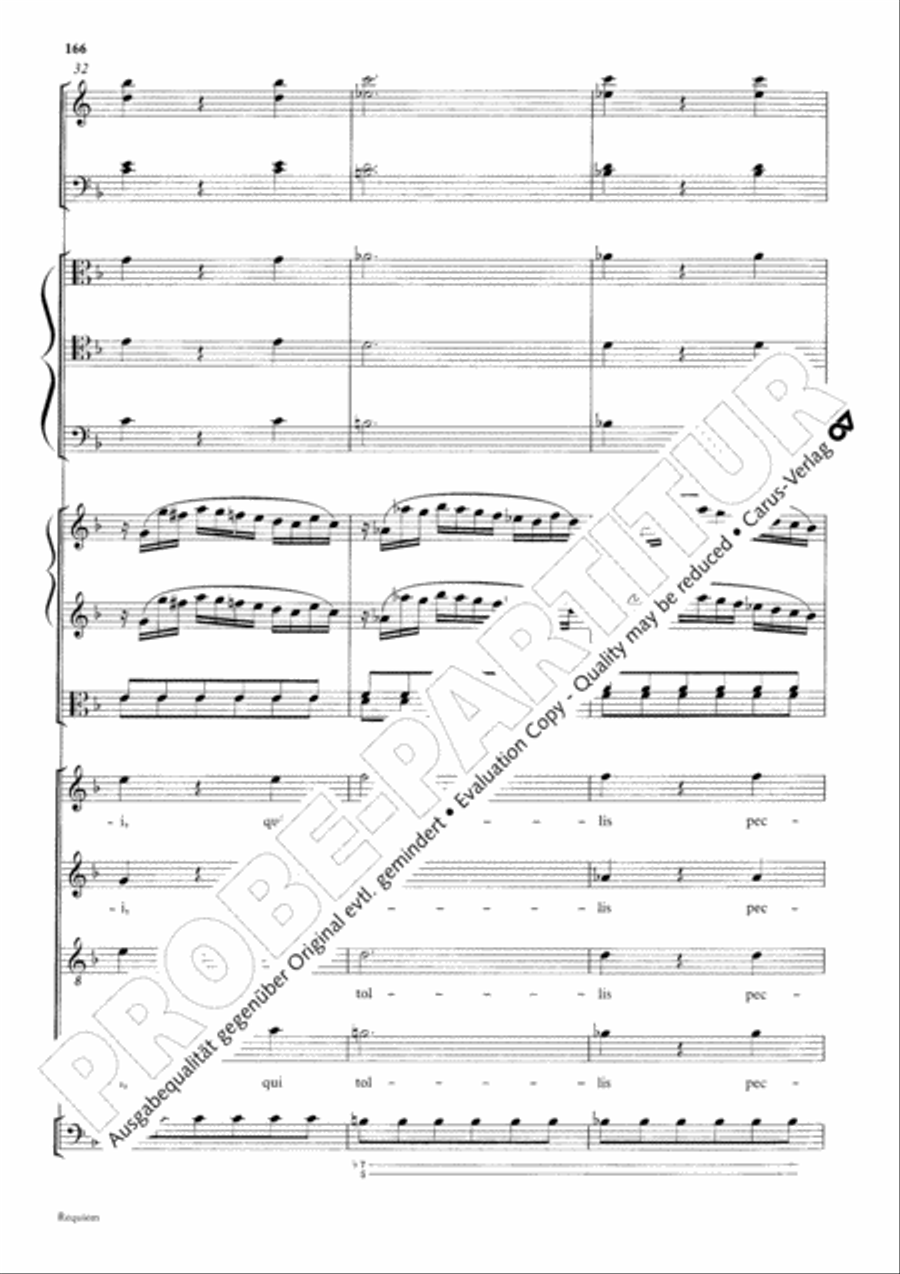 Requiem 4-Part scores gallery preview page 173