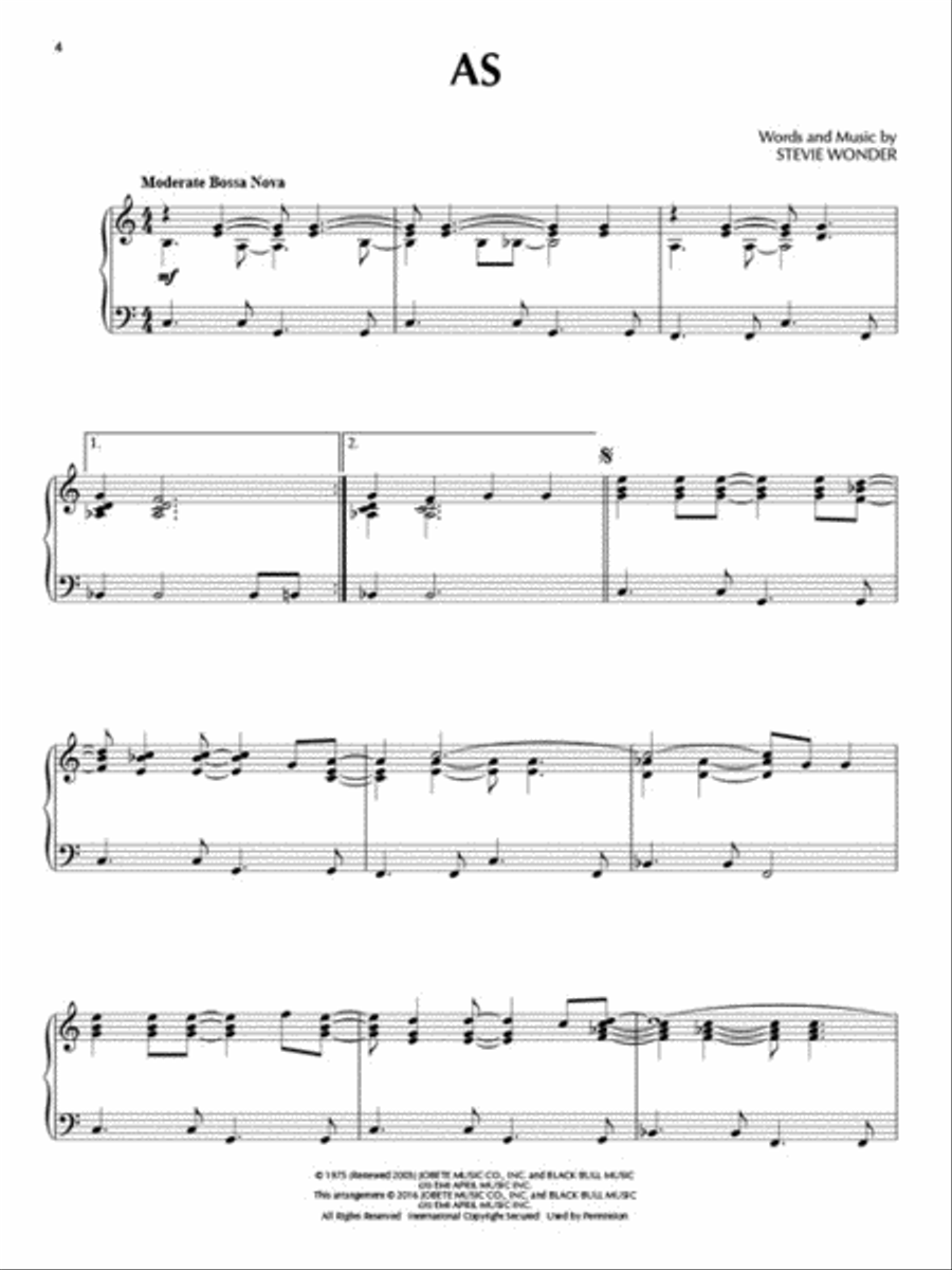 Stevie Wonder – All Jazzed Up! Piano Solo scores gallery preview page 3