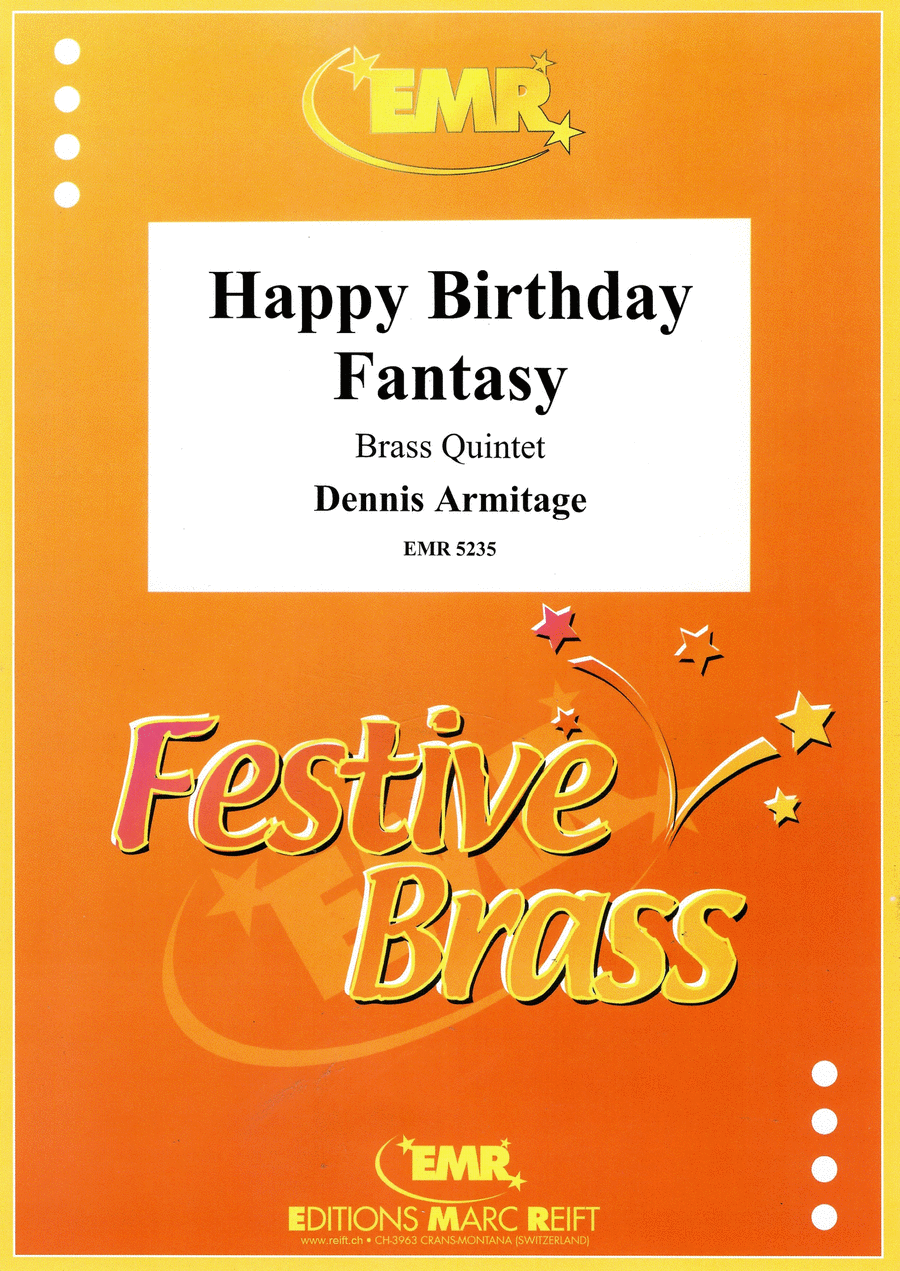 Happy Birthday Fantasy Brass Ensemble scores gallery preview page 1