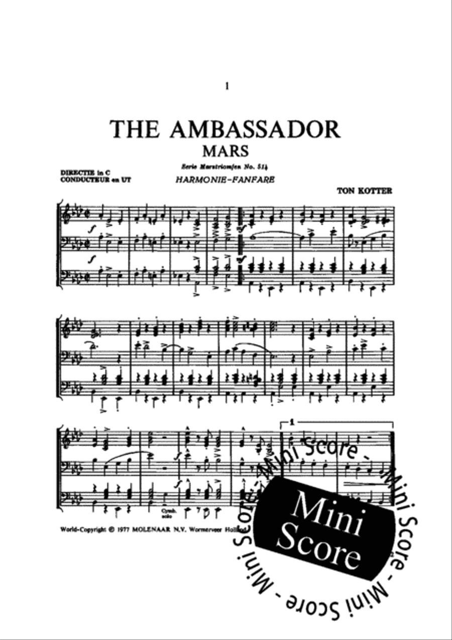 The Ambassador Fanfare Band scores gallery preview page 5
