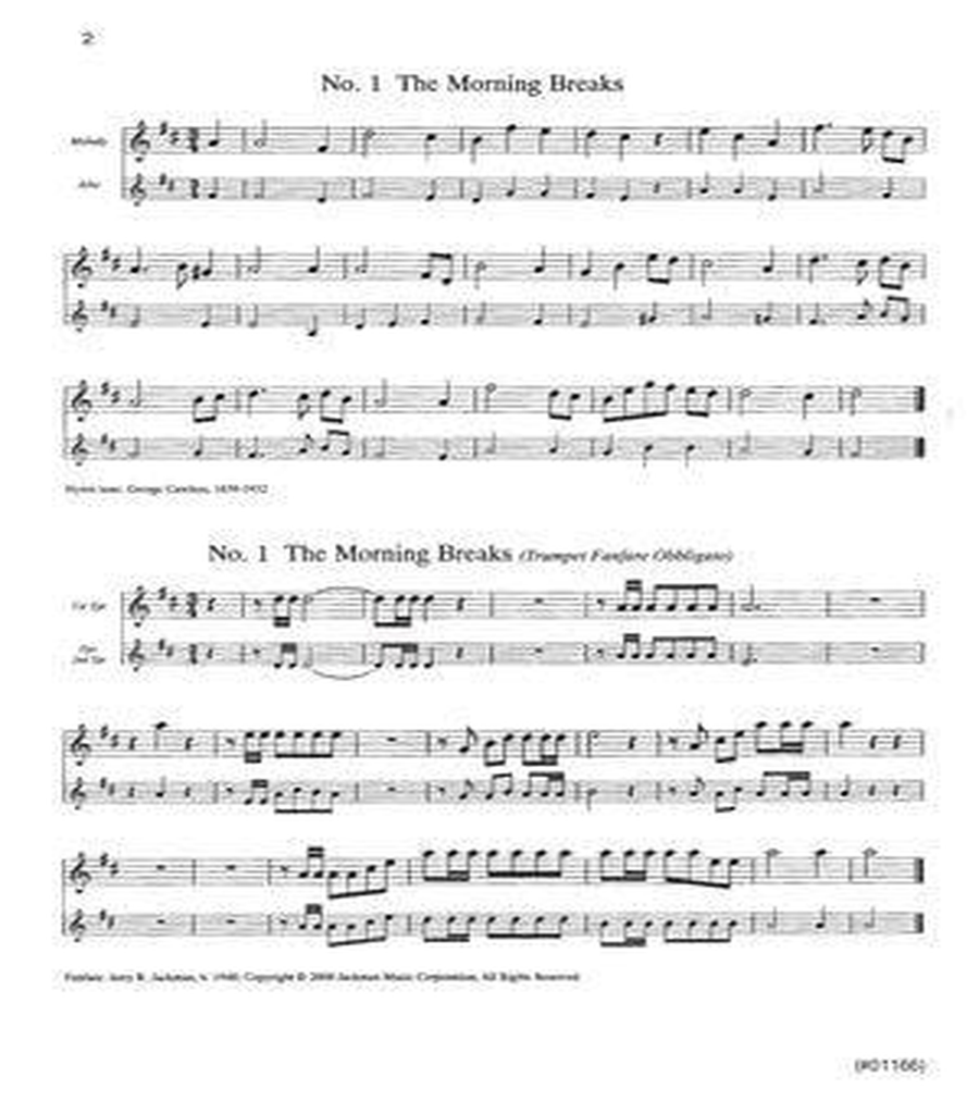 Hymns for Instruments - B flat Viola scores gallery preview page 2