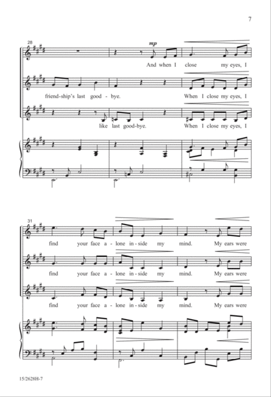 The Last Blue Rose The Last Blue Rose SSA scores gallery preview page 7