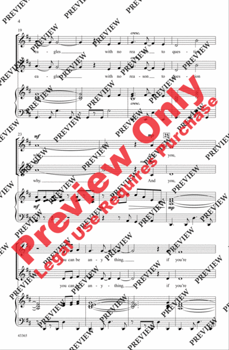 Dream - SoundTrax CD (CD only) Choir scores gallery preview page 4