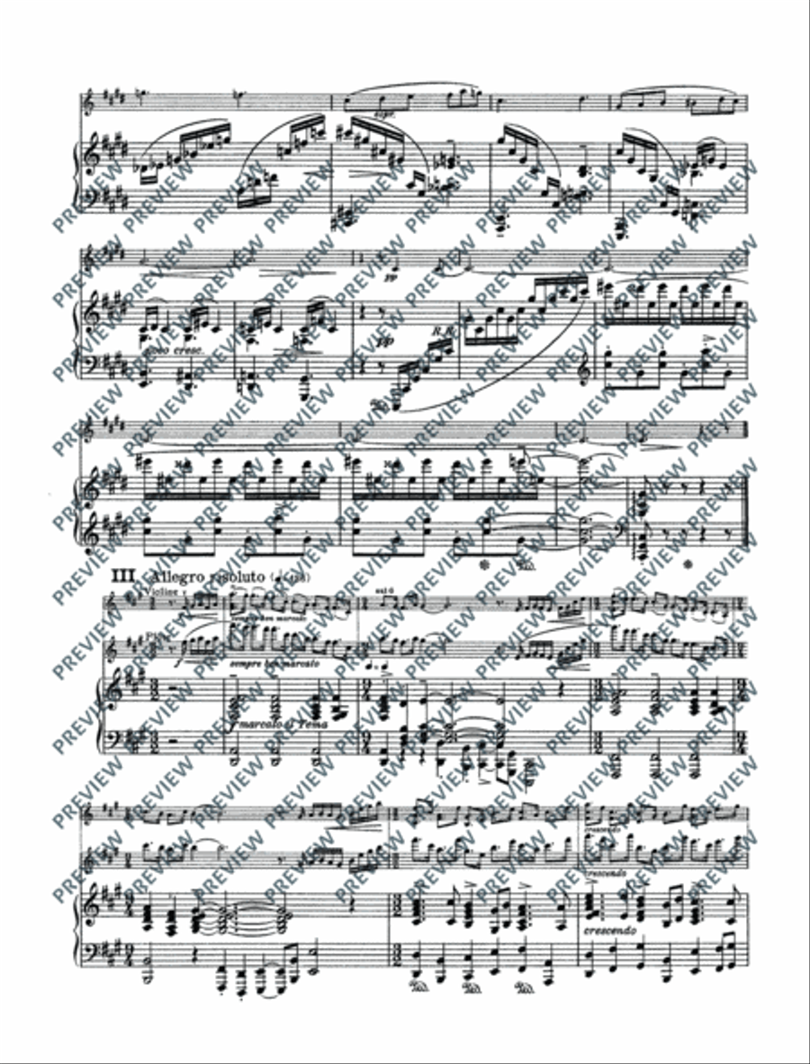 Variations on a theme by Edvard Grieg Violin Solo scores gallery preview page 9