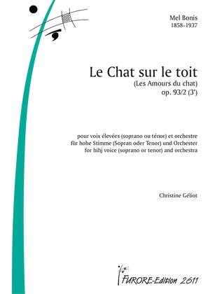 Book cover for Le Chat sur le toit ou les amours du chat op. 93