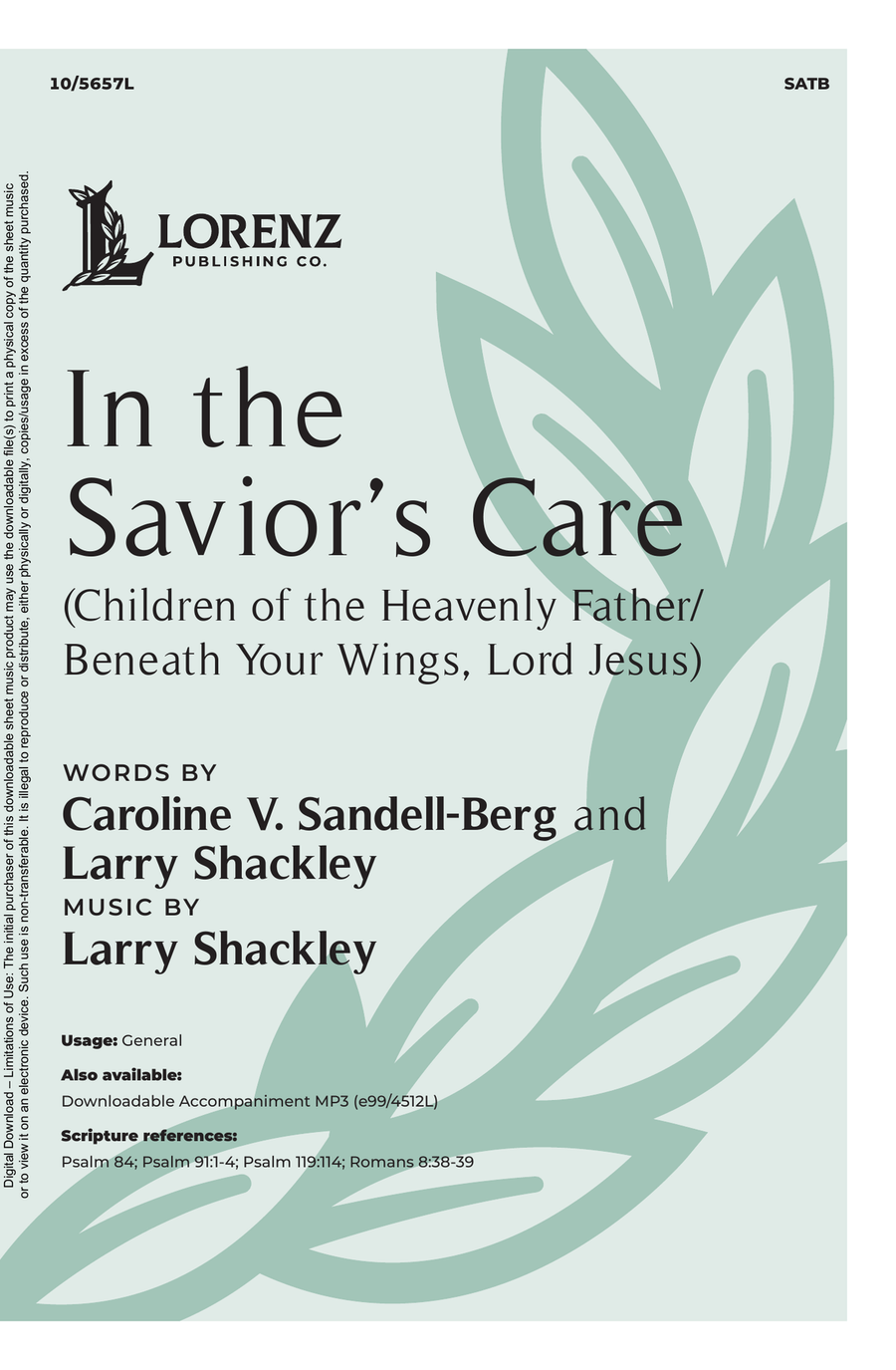 In the Savior's Care