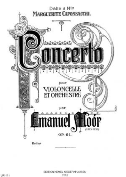 Concerto by Emanuel Moor Orchestra - Sheet Music