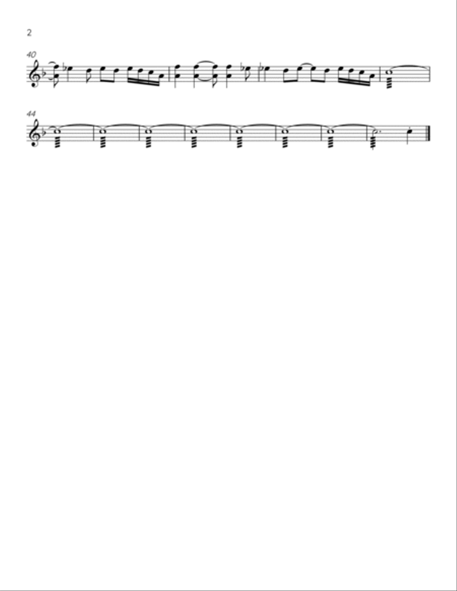 Baba O'riley Baba O'riley Violin Solo scores gallery preview page 2
