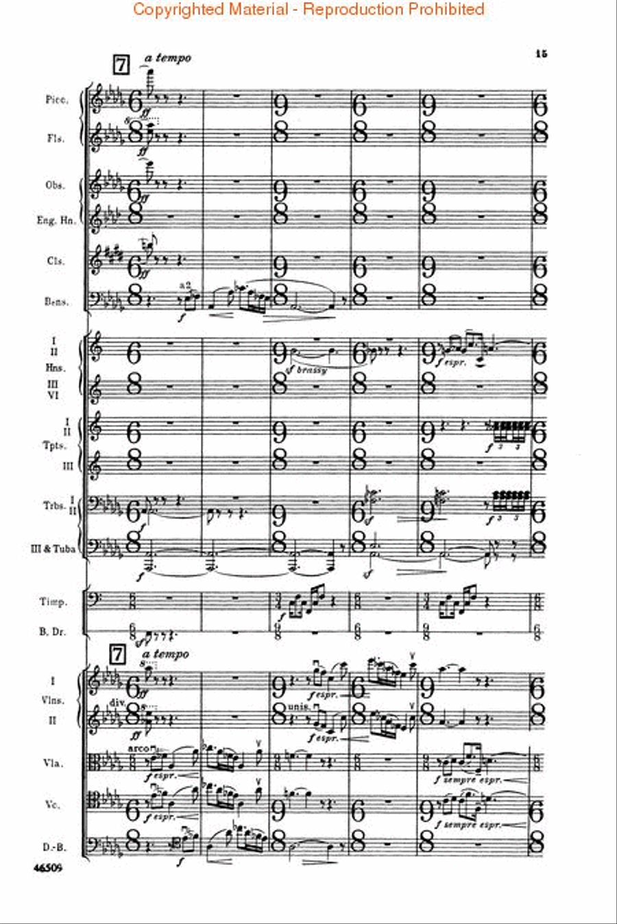 Second Essay for Orchestra Orchestra scores gallery preview page 3