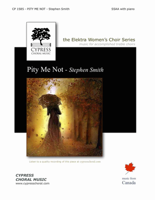 Book cover for Pity Me Not