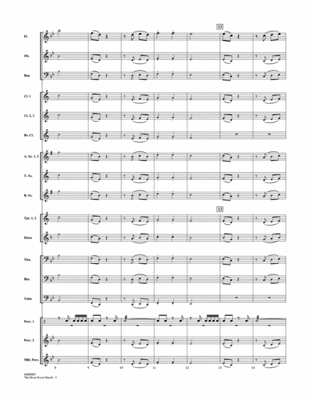 The River Kwai March - Conductor Score (Full Score)