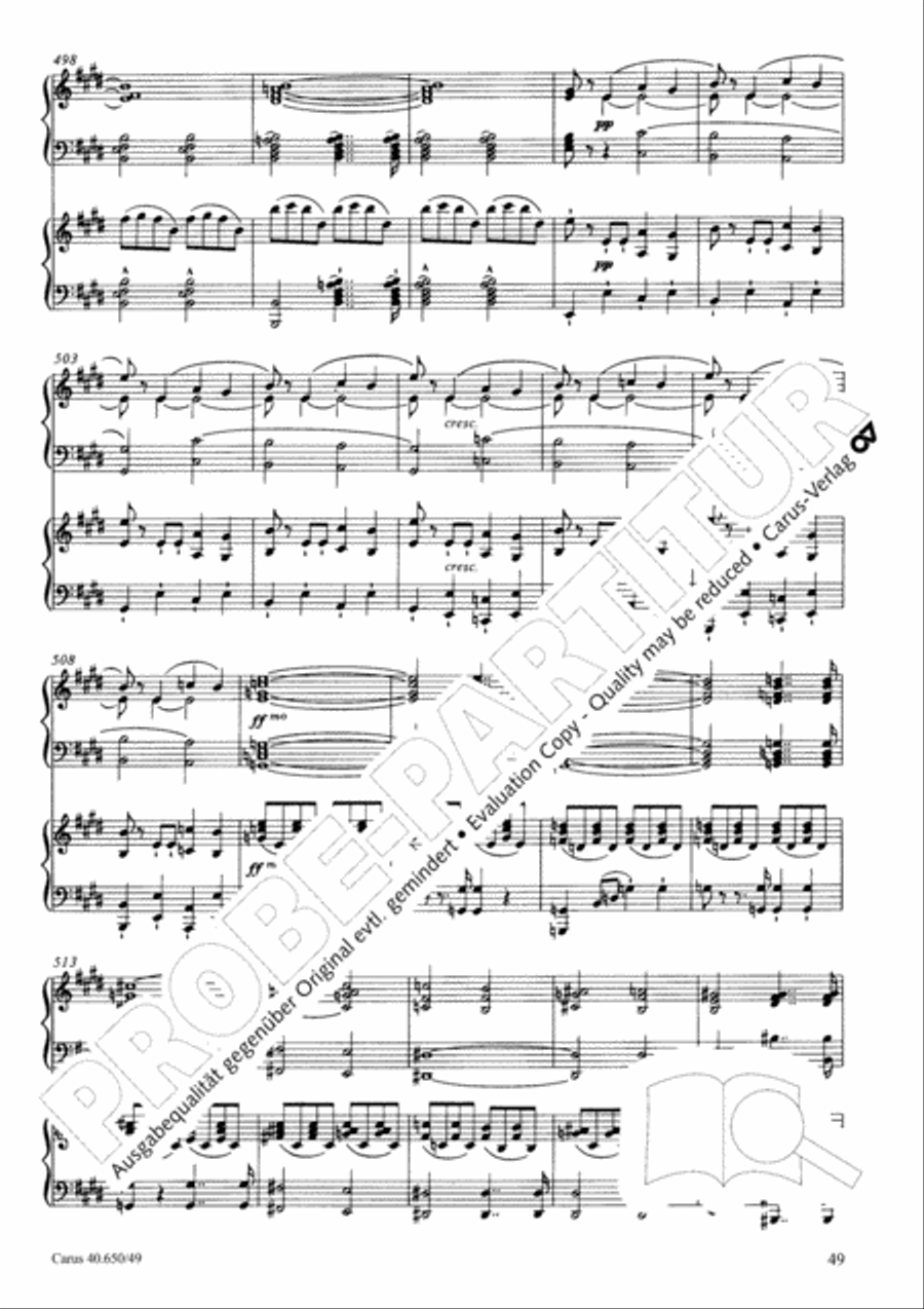 Petite Messe solennelle 4-Part scores gallery preview page 50