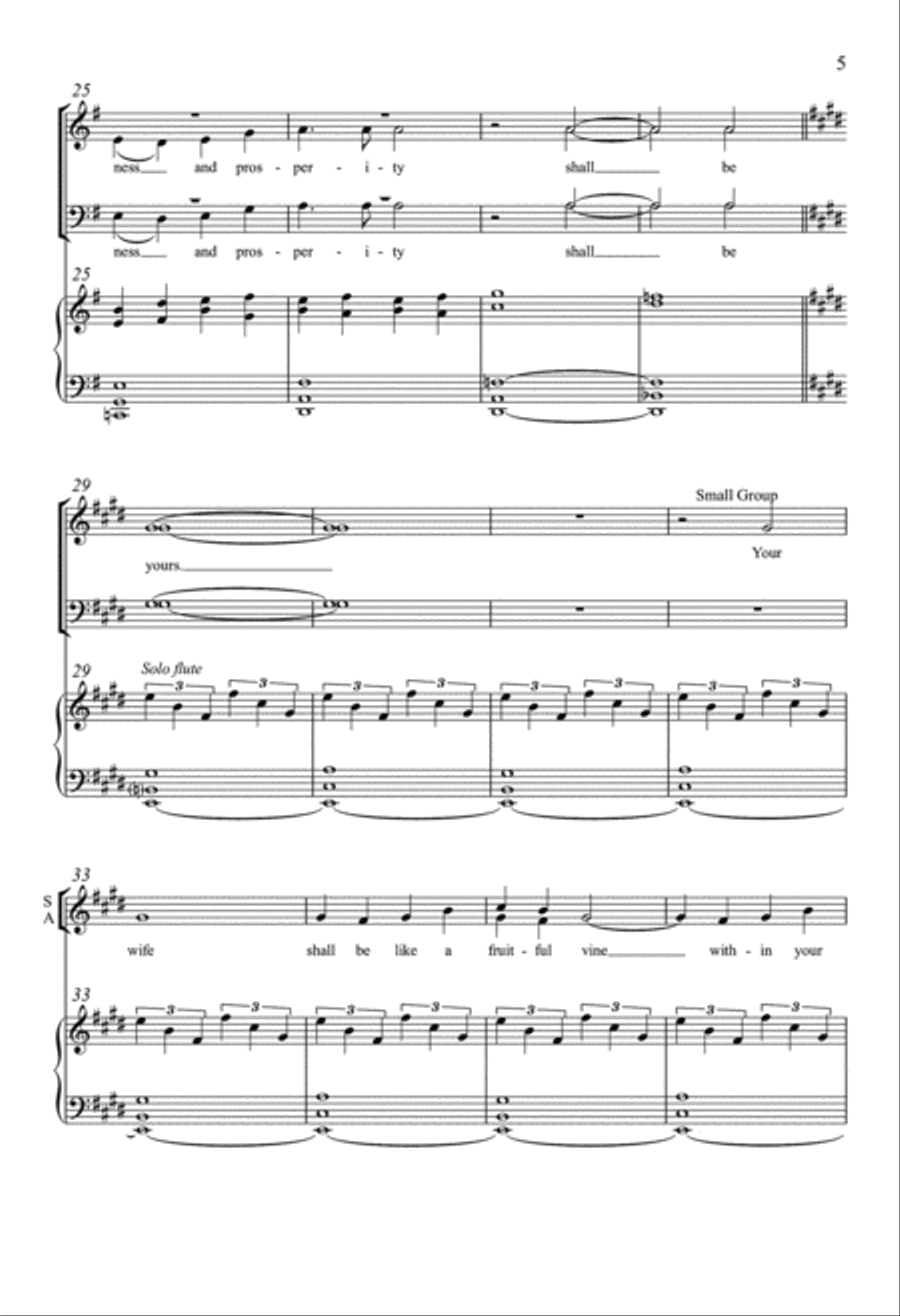 Happy Are They Who Fear The Lord 4-Part scores gallery preview page 4