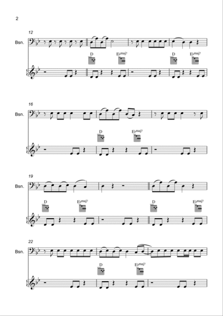 Unholy Bassoon scores gallery preview page 2