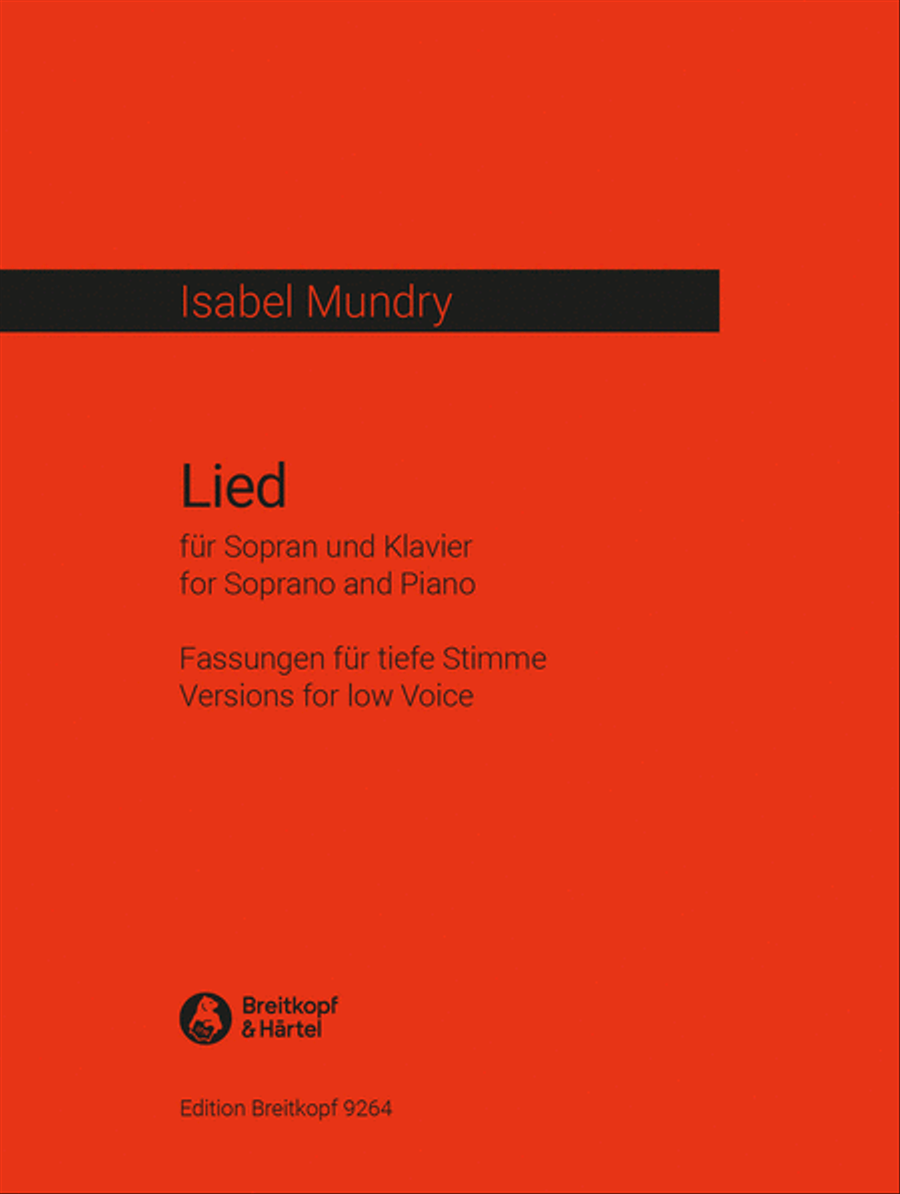 Lied Voice Solo scores gallery preview page 1