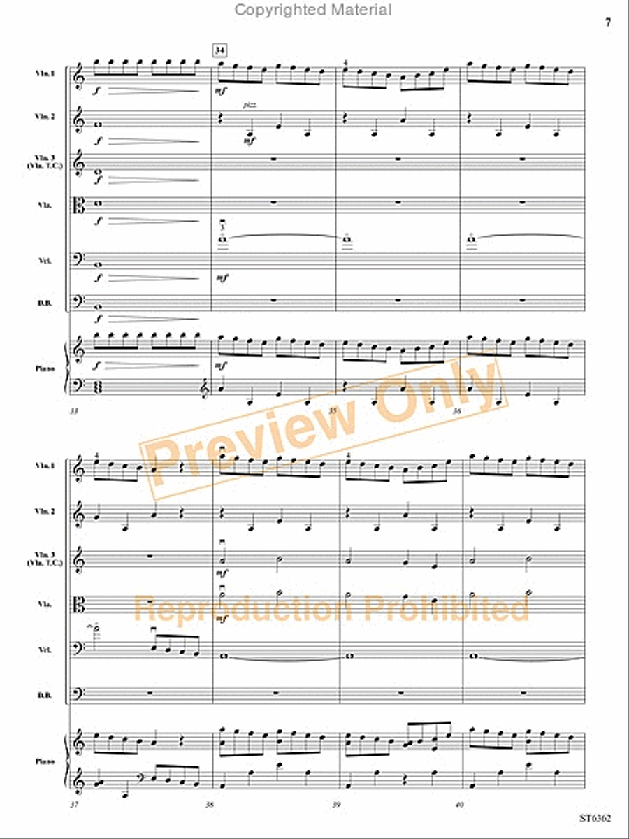 Electric Sinfonia String Orchestra scores gallery preview page 8