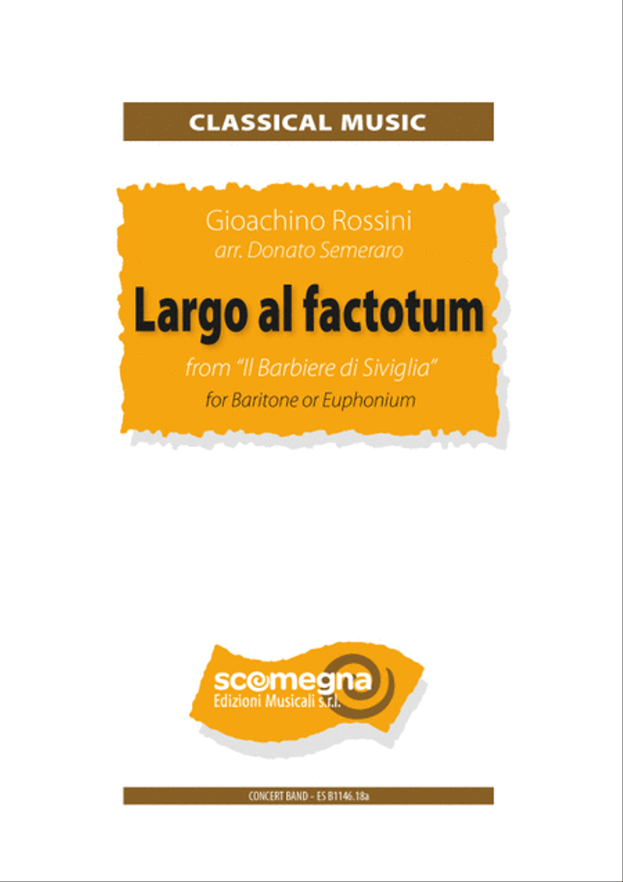 Largo Al Factotum Concert Band scores gallery preview page 1