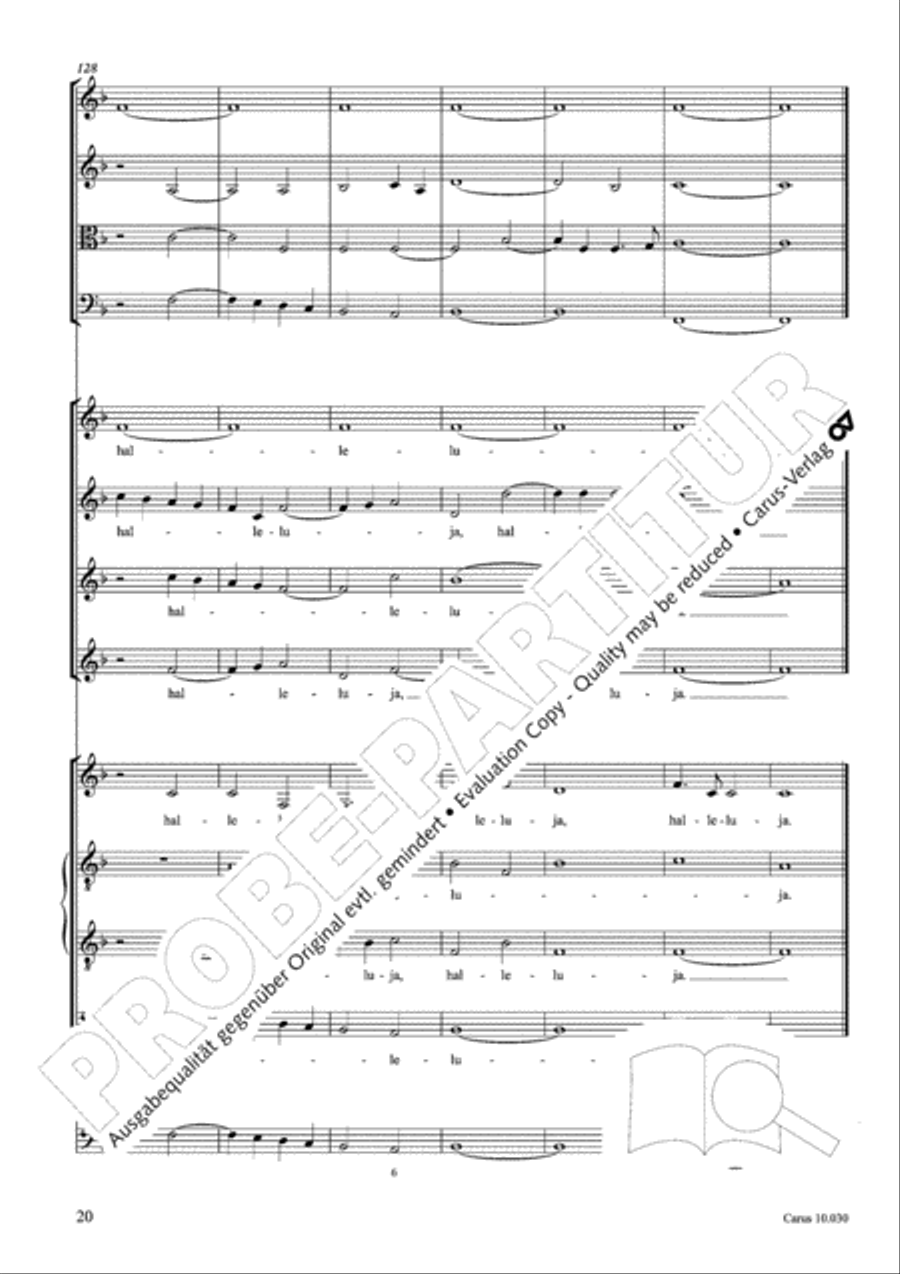 Come, Holy Ghost, God and Lord (Komm, Heiliger Geist, Herre Gott) 4-Part scores gallery preview page 21