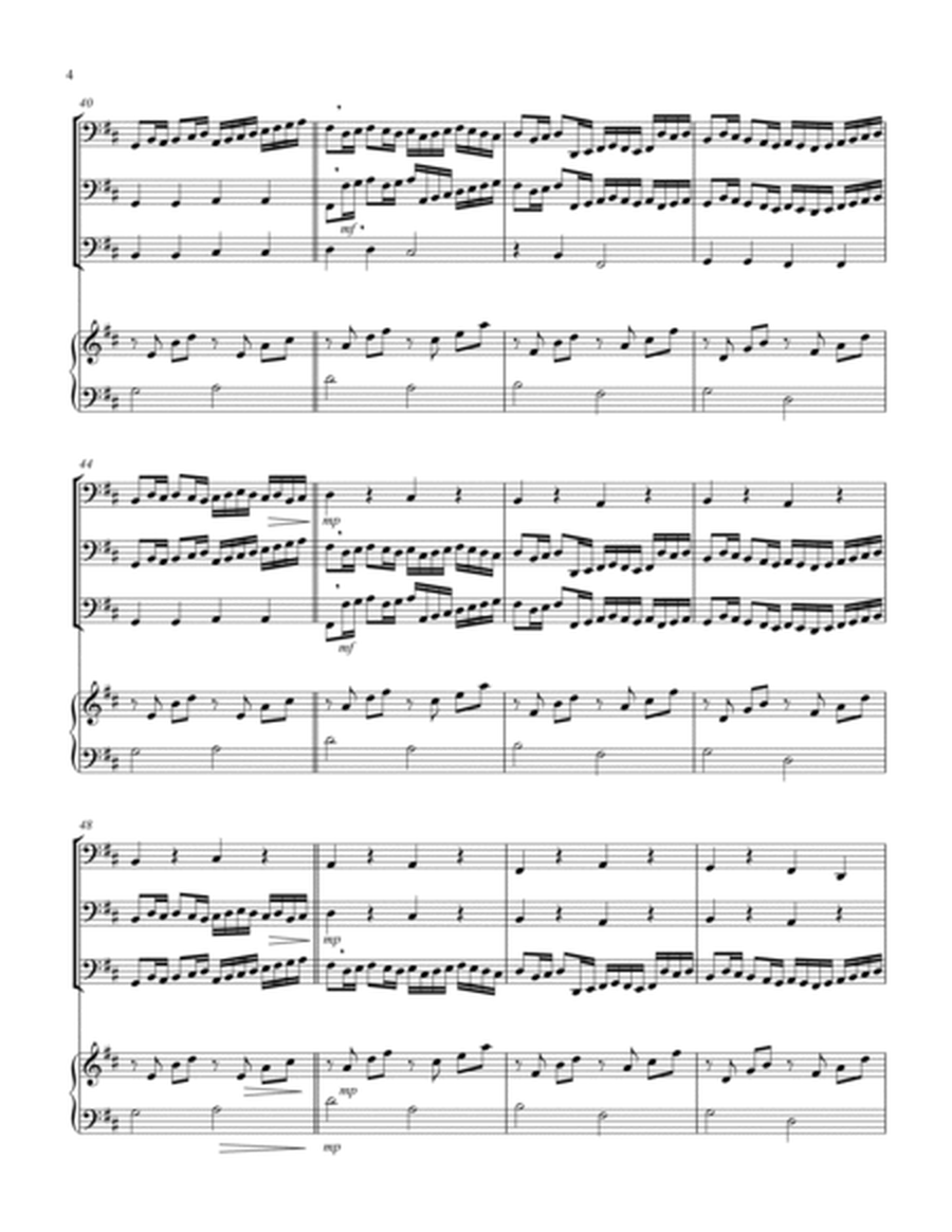 Canon in D (Pachelbel) (D) (Tuba Trio, Keyboard)