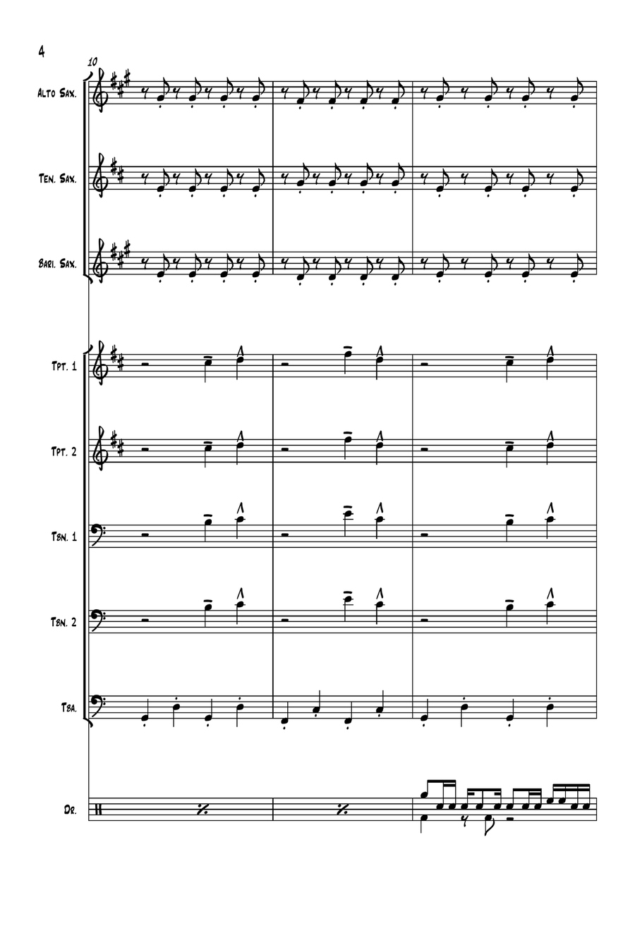 All The Small Things Large Ensemble scores gallery preview page 4
