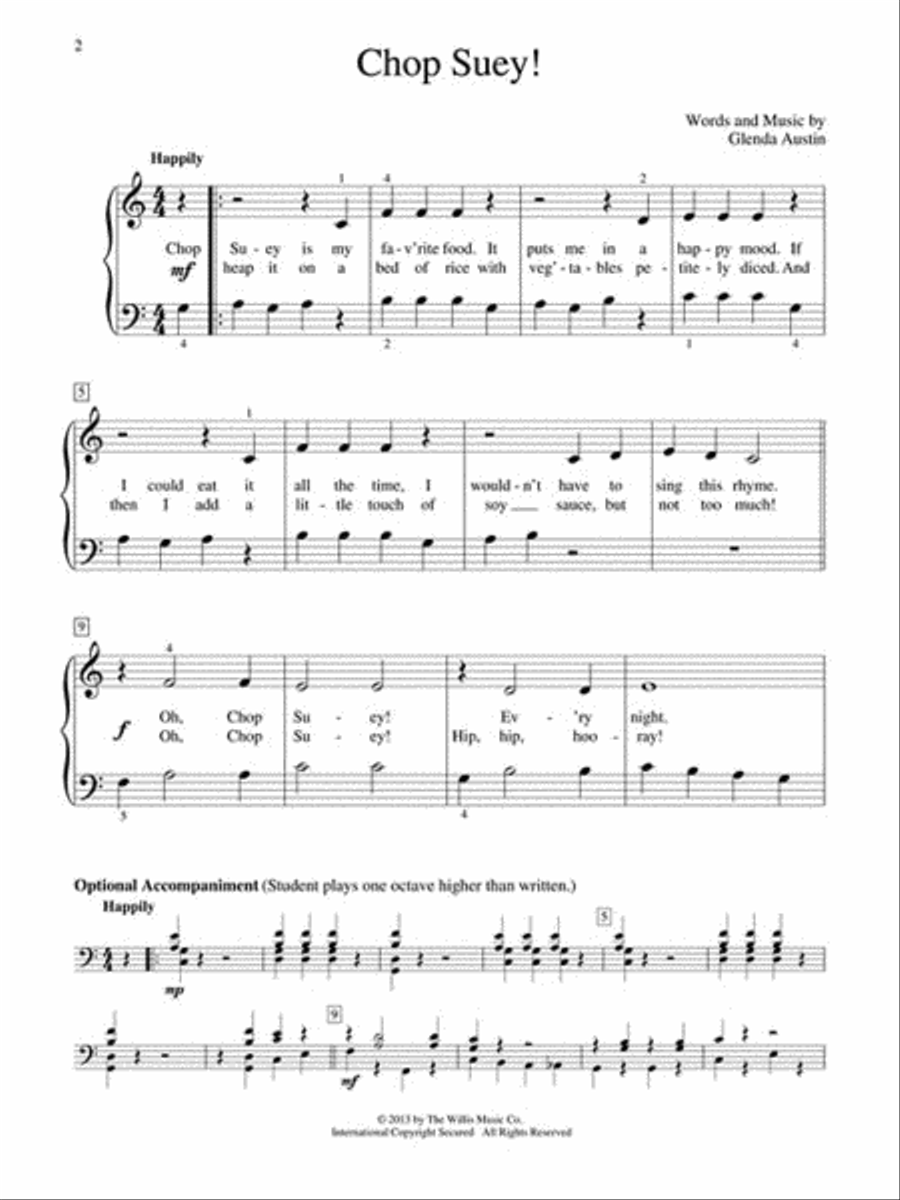 Chop Suey! Easy Piano scores gallery preview page 2