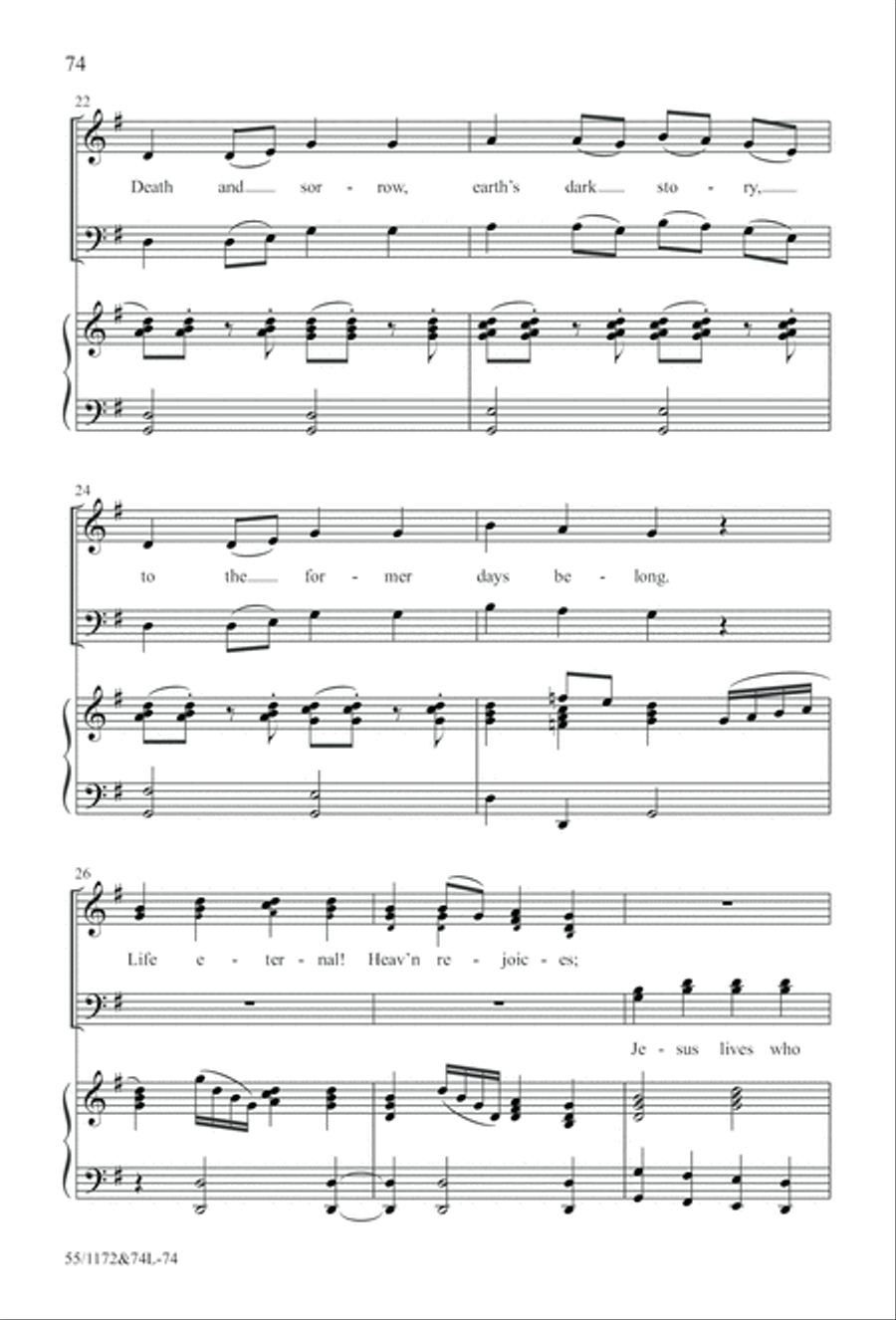 The Easter Story The Easter Story 4-Part scores gallery preview page 75
