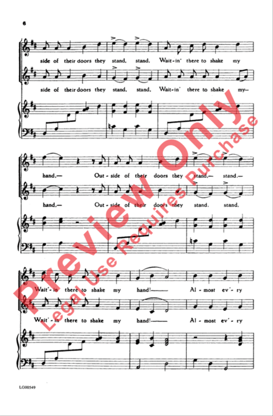 Beautiful Yet Truthful Women's Choir scores gallery preview page 6
