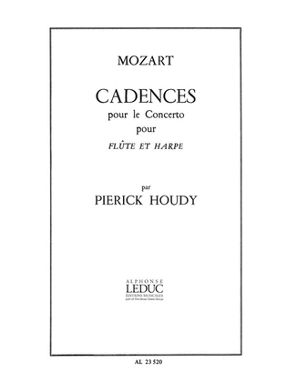 Book cover for Cadenzas By P.houdy For Concerto For Flute & Harp (flute & Har