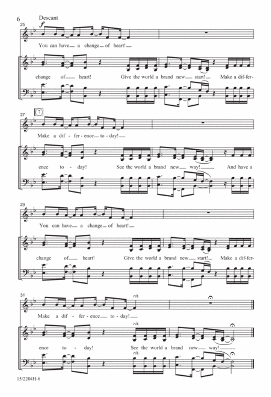 Change of Heart 4-Part scores gallery preview page 4