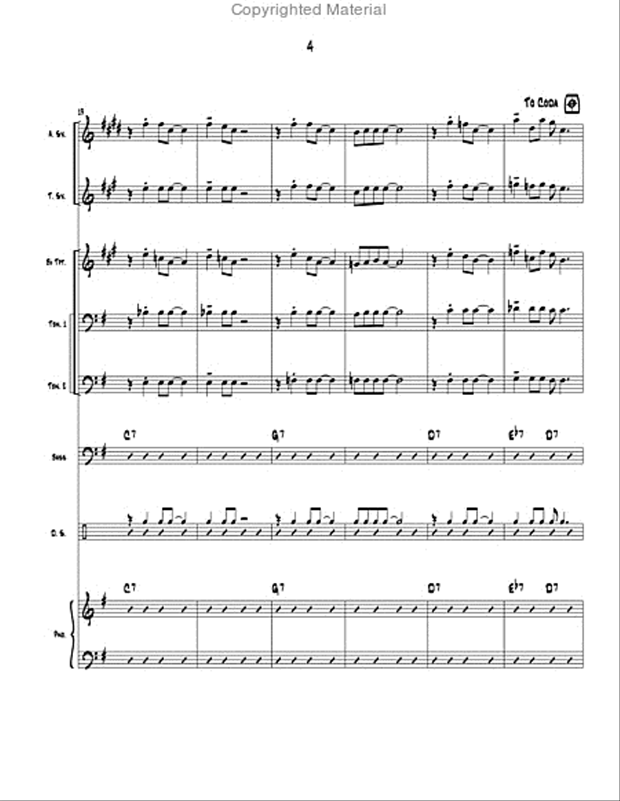 The Beast's Debacle The Beast's Debacle Jazz Ensemble scores gallery preview page 5