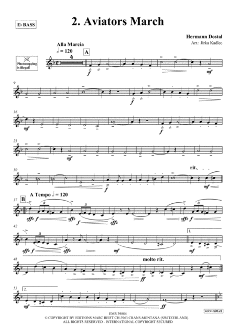 10 Greatest Famous Marches Piano Accompaniment scores gallery preview page 3