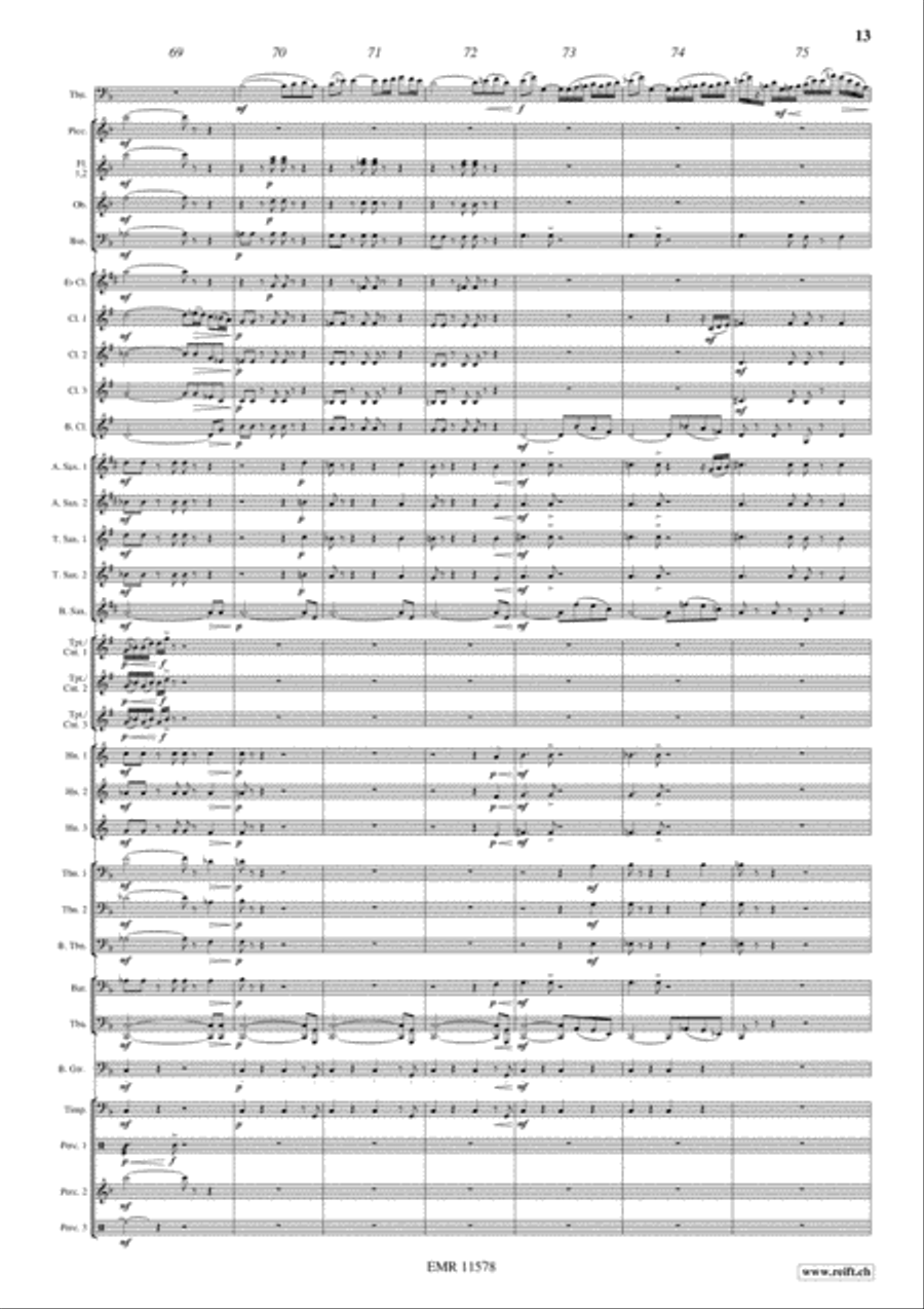 Cirrus Cirrus Concert Band scores gallery preview page 13