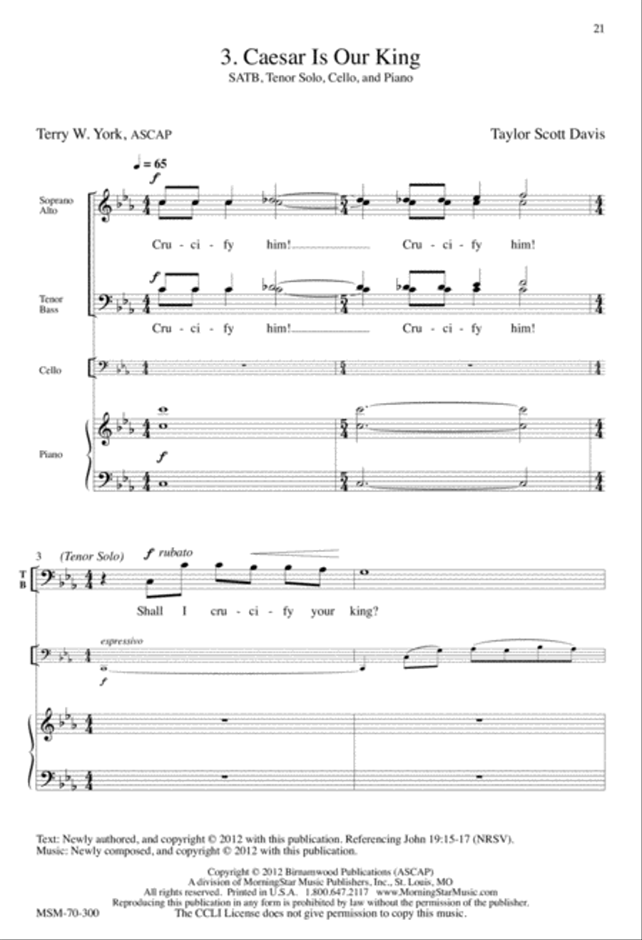 Return to Me (Choral Score) 4-Part scores gallery preview page 10