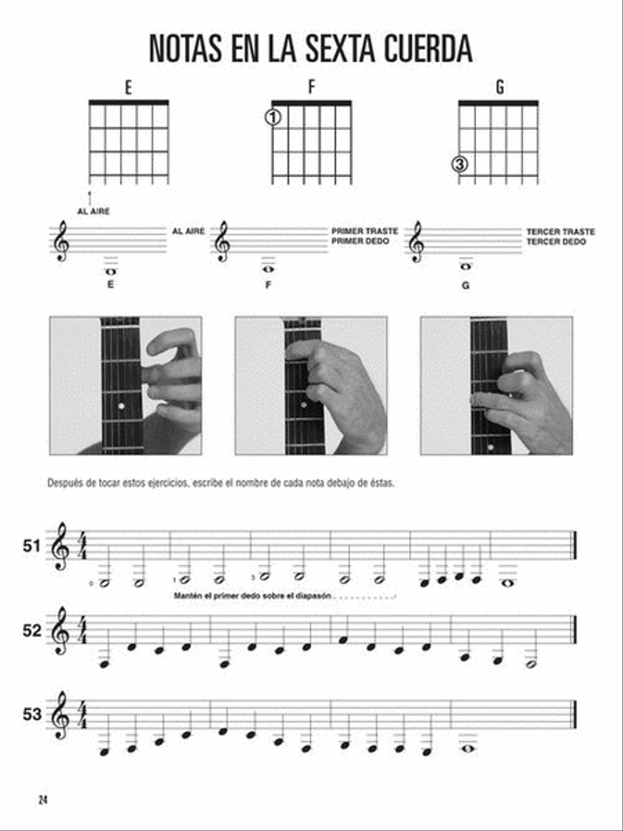 Spanish Edition: Hal Leonard Metodo Para Guitarra Libro 1 – Segunda Edition Guitar scores gallery preview page 6