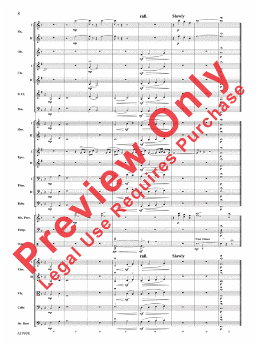 Appalachian Morning Full Orchestra scores gallery preview page 9