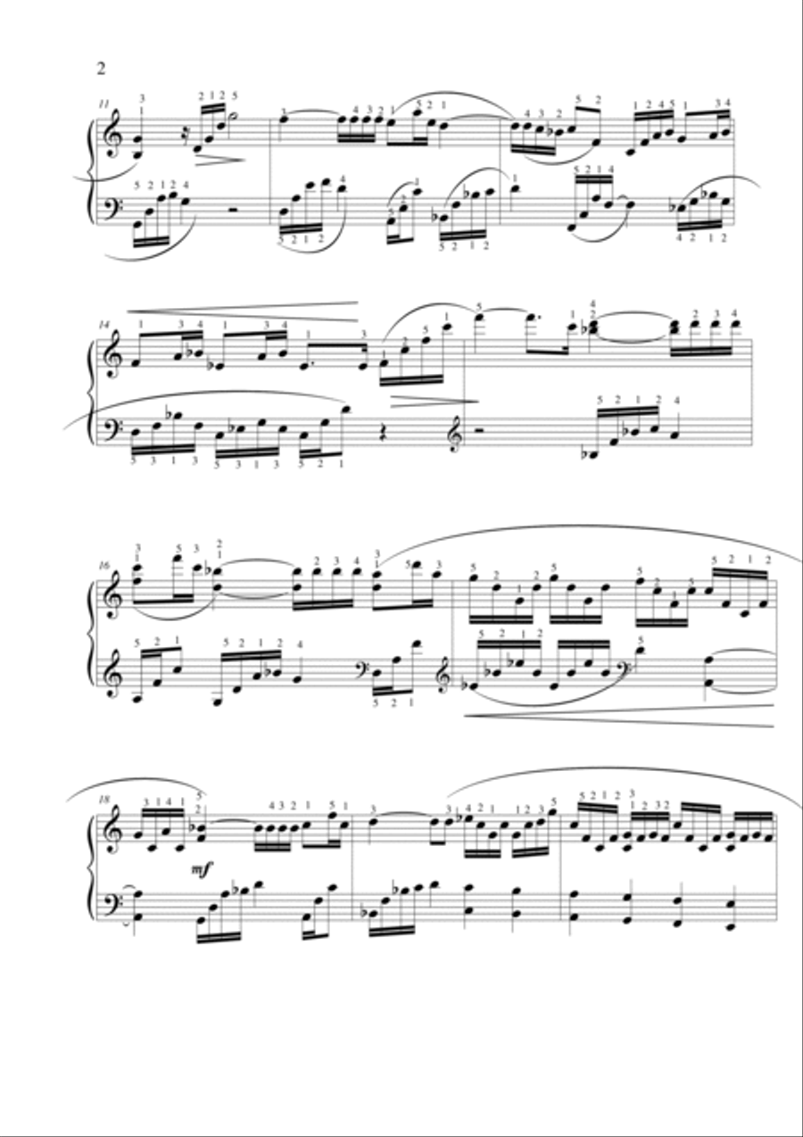 Aurora - Celajes - Lluvia en diciembre - Noviembre Piano Solo scores gallery preview page 3