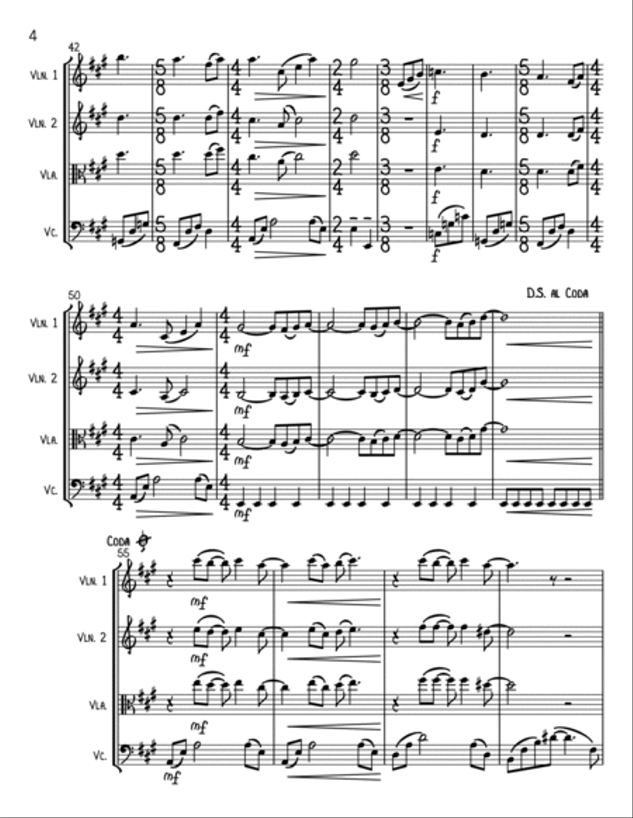 Here Comes The Sun String Trio scores gallery preview page 4