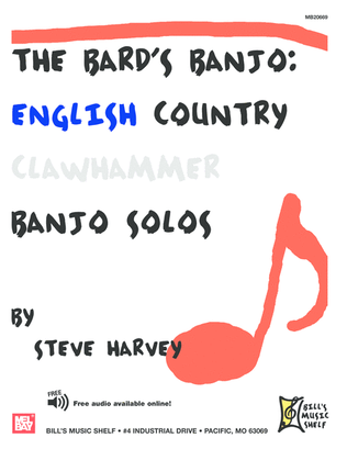 Book cover for The Bard's Banjo: English Country Clawhammer Banjo Solos