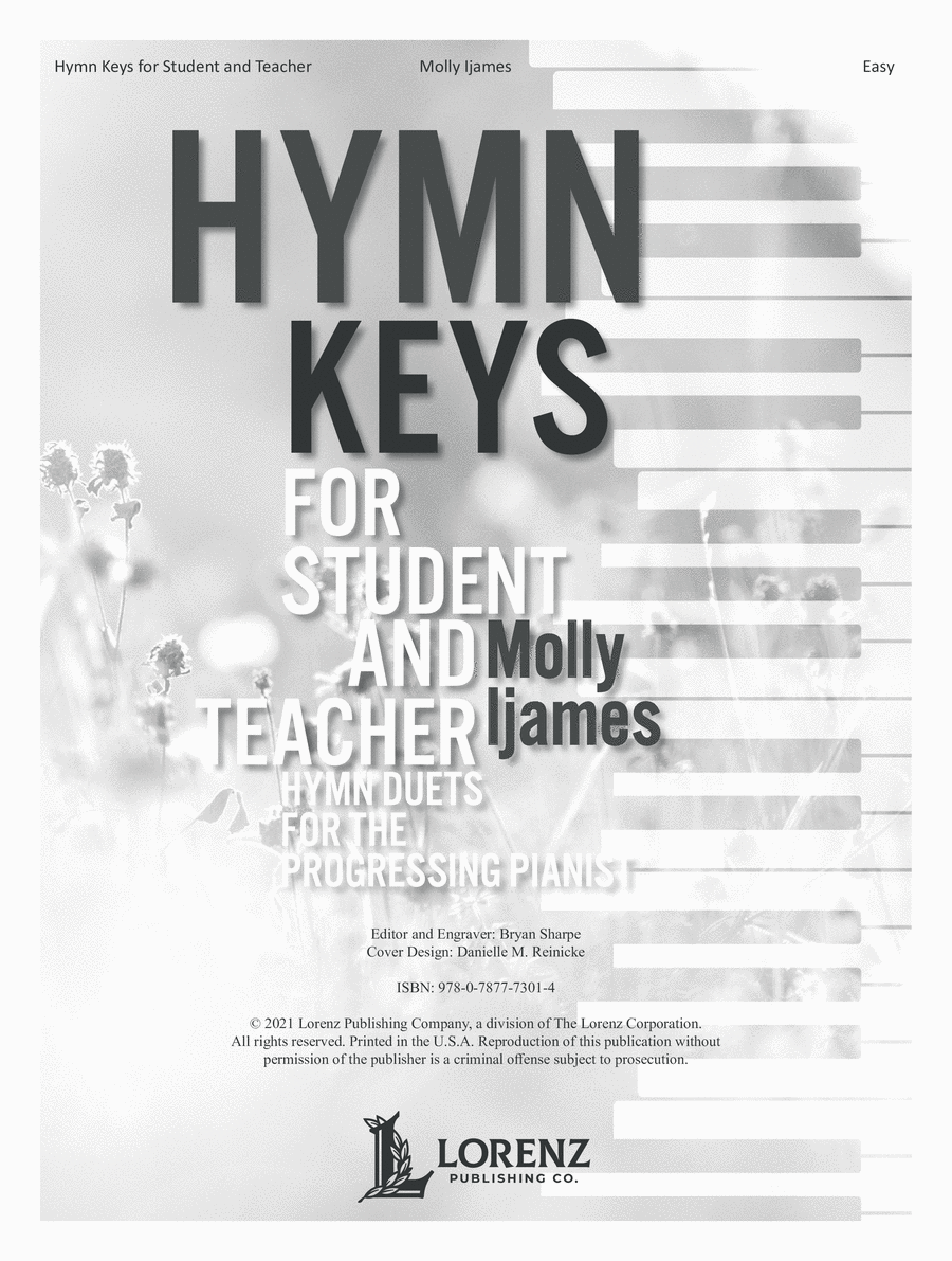 Hymn Keys for Student and Teacher Piano Method scores gallery preview page 1