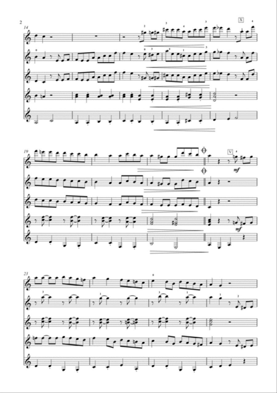 El Choclo El Choclo Guitar Ensemble scores gallery preview page 2
