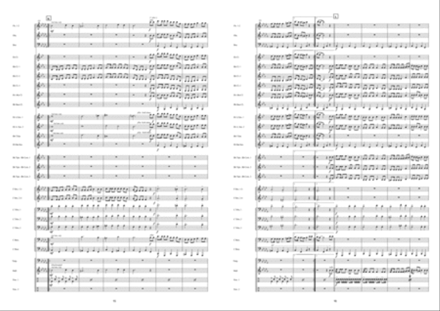 Edith Piaf ! Concert Band scores gallery preview page 9