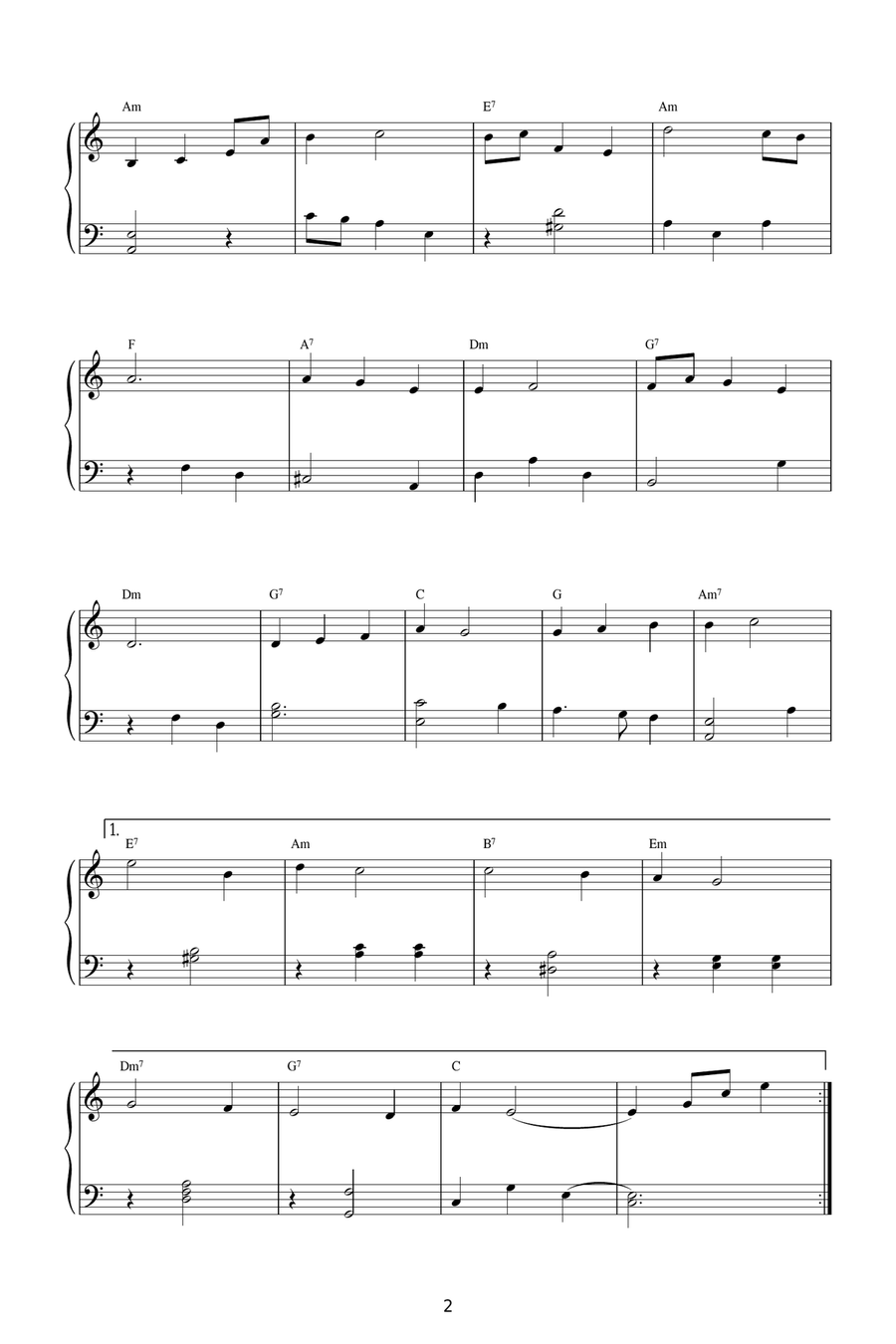 Weep You No More, Sad Fountains (from Sense And Sensibility) Piano Solo scores gallery preview page 2