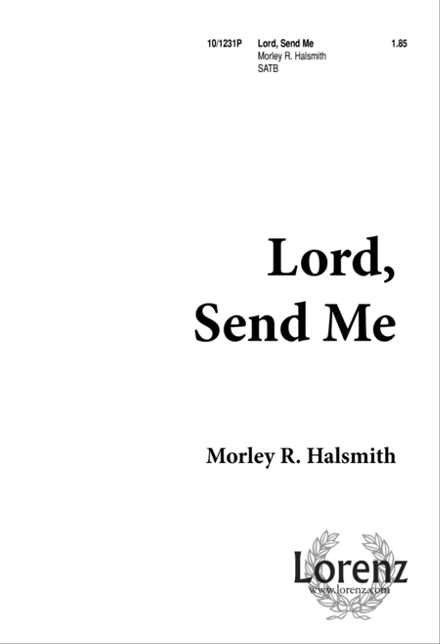 Lord, Send Me 4-Part scores gallery preview page 1