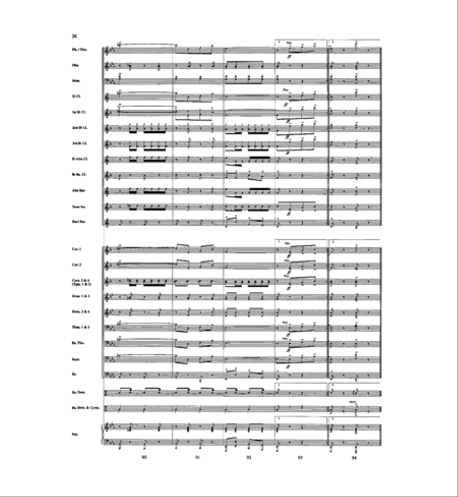 El Capitan Concert Band scores gallery preview page 16