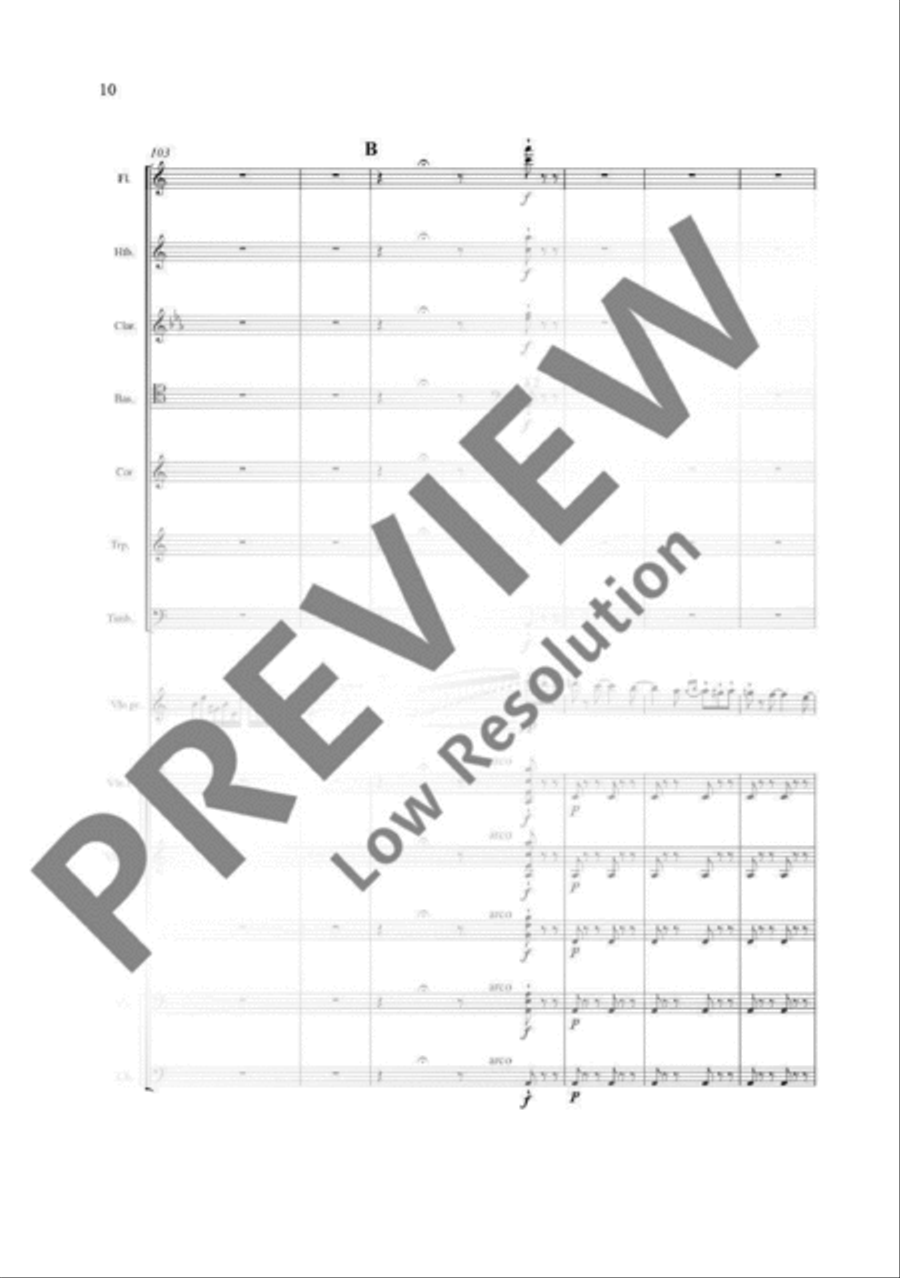 Introduction et Rondo capriccioso Orchestra scores gallery preview page 19