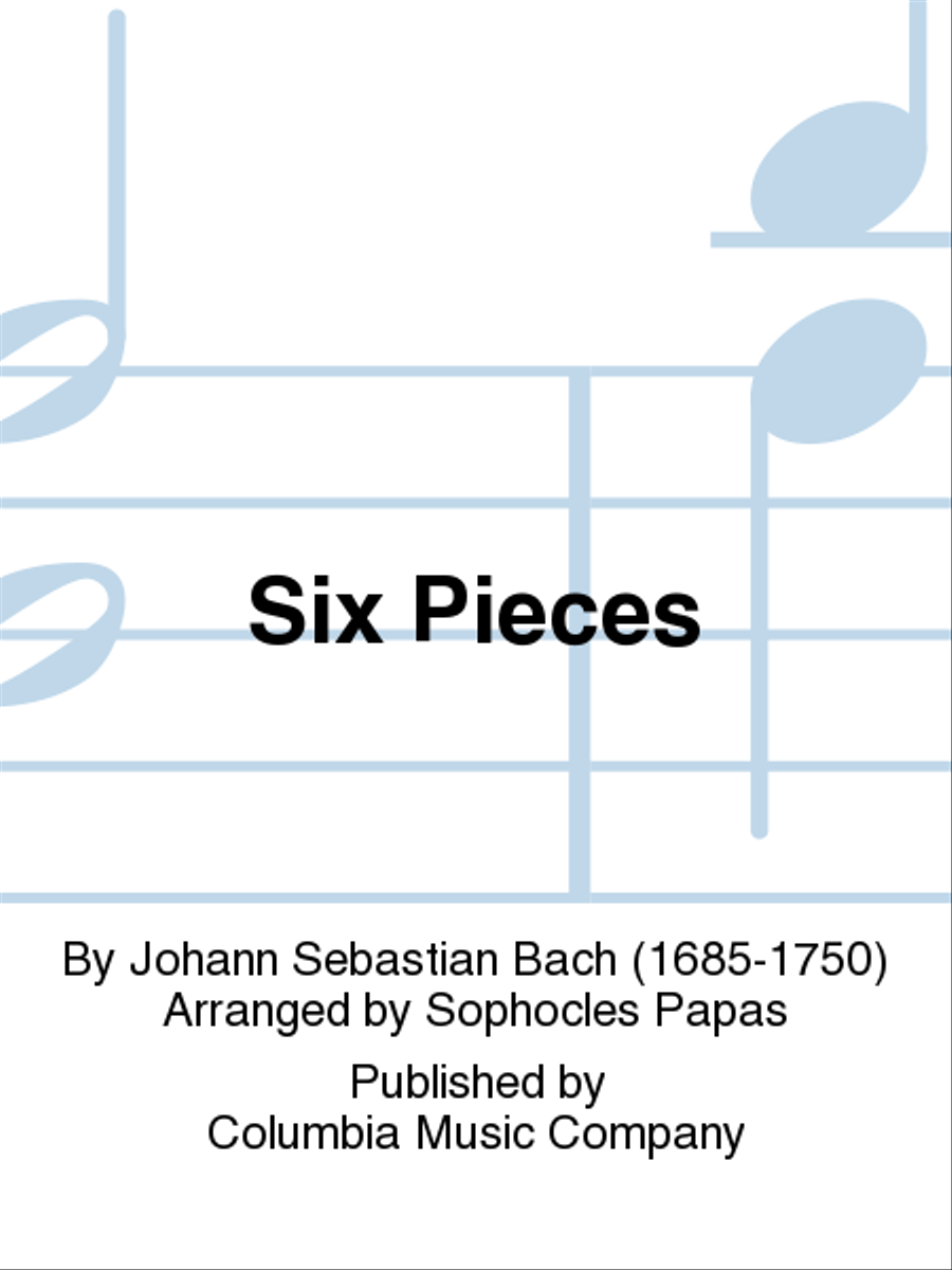 Six Pieces Chamber Music scores gallery preview page 1