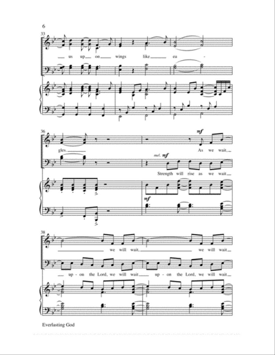 Everlasting God 4-Part scores gallery preview page 7